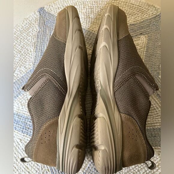 Skechers Relaxed Fit Corven Horst Canvas Slip On Loafers  Brown Mens Sz 11 - Picture 7 of 9